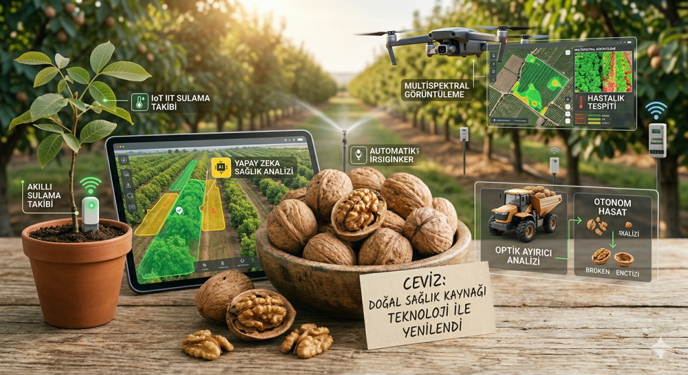 Ceviz Üretiminde Dijital Dönüşüm: Tarladan Sofraya Teknolojinin Gücü